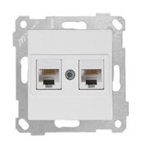 RİTA MEK TUŞ DATA PRİZİ 2*RJ45 (CAT5E) BEYAZ 1